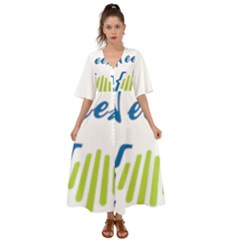 Weeko Kimono Sleeve Boho Dress by bego