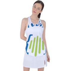 Weeko Racer Back Mesh Tank Top by bego