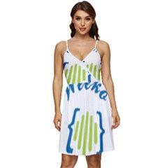Weeko V-neck Pocket Summer Dress  by bego