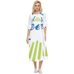 Weeko Double Cuff Midi Dress by bego