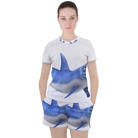 Vooo Women s T-shirt And Shorts Set by bego