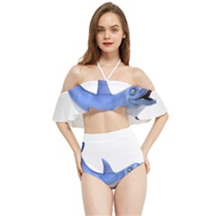 Vooo Halter Flowy Bikini Set  by bego