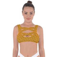 Pixel Art Mushroom Pattern Bandaged Up Bikini Top by ExtraAwesomeSauce