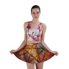 Enchanted Nebula Pentagram Art Mini Skirt by ExtraAwesomeSauce