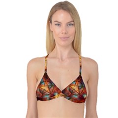 Enchanted Nebula Pentagram Art Reversible Tri Bikini Top by ExtraAwesomeSauce