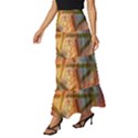 Enchanted Nebula Pentagram Art Tiered Ruffle Maxi Skirt View2