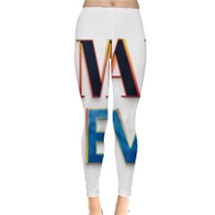 Game Over Text Design  Everyday Leggings  by 7223056