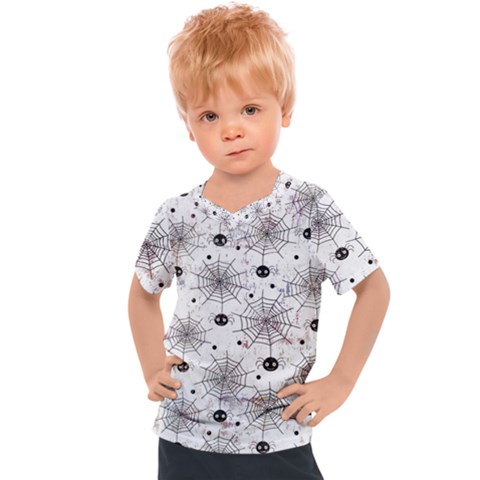 Creepy Spider Design, Adoxali, Halloween Kids  Sports T-shirt by kyorashop23