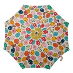 Easter Eggs Pattern, Easter Hook Handle Umbrellas (large) by kyorashop23