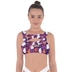 Fun Halloween Ghosts, Adoxali, Fun, Halloween Bandaged Up Bikini Top by kyorashop23