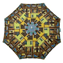 Colorful Venice Homes - Venezia, Italy Straight Umbrellas by ConteMonfrey