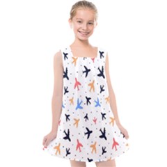 Cute Airplanes Planes Kids  Cross Back Dress by ConteMonfrey