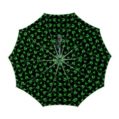 Green Neon Dinos Automatic Folding Umbrella With Case (large) by ConteMonfrey