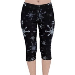 The Most Beautiful Stars Velvet Capri Leggings  by ConteMonfrey