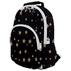 Little Stars Pattern Rounded Multi Pocket Backpack by ConteMonfrey