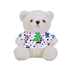 It`s Cold Outside Christmas Pattern Full Print Tee For Cuddly Teddy Bear by ConteMonfrey