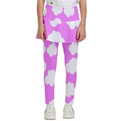 Purple Clouds Kids  Skirted Pants by ConteMonfrey