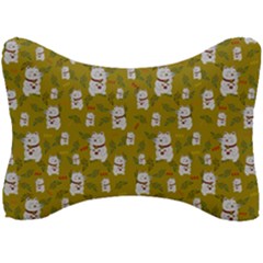 Super Lucky Cat Scaled Seat Head Rest Cushion by GeekLover