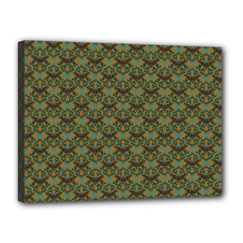Day Of The Death Moth Scaled Canvas 16  X 12  (stretched) by GeekLover