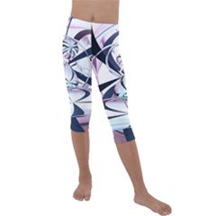 Vanilla Dream Kids  Lightweight Velour Capri Leggings  by geonetique