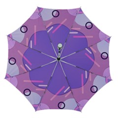 Colorful Labstract Wallpaper Theme Automatic Folding Umbrella With Case (medium) by Apen