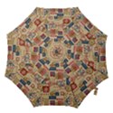Letters Writing Paper Text Pattern Hook Handle Umbrellas (Medium) View1