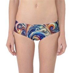 Colorful Motion Abstract Art Classic Bikini Bottoms by ExtraAwesomeSauce