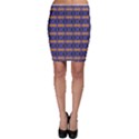 Bitcoin Logo Pattern Bodycon Skirt View1