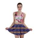 Bitcoin Logo Pattern Mini Skirt View1