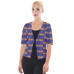 Bitcoin Logo Pattern Cropped Button Cardigan by ExtraAwesomeSauce