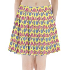 Colorful Bitcoin Pattern Pleated Mini Skirt by ExtraAwesomeSauce