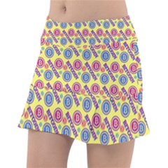 Colorful Bitcoin Pattern Classic Tennis Skirt by ExtraAwesomeSauce