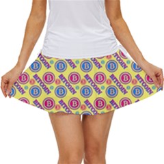 Colorful Bitcoin Pattern Women s Skort by ExtraAwesomeSauce