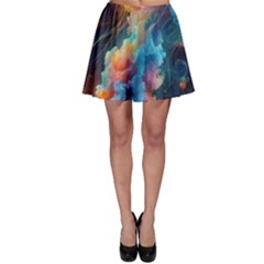 Cosmic Jellyfish Artwork Skater Skirt by ExtraAwesomeSauce