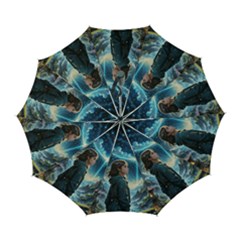 Enchanting Fantasy Night Sky Scene Automatic Folding Umbrella With Case (large) by ExtraAwesomeSauce
