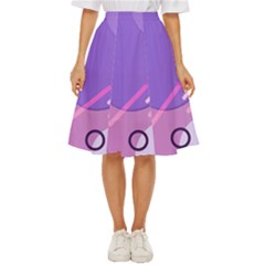 Colorful Labstract Wallpaper Theme Classic Short Skirt by Apen