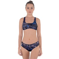 Rocky Lake Reflection  Criss Cross Bikini Set by dflcprintsclothing
