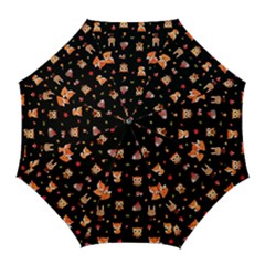 Cool Woodland Animal, Koteto, Scandinavian, Acorn Golf Umbrellas by kyorashop23