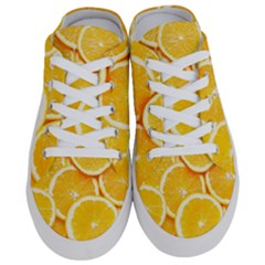 Oranges, Orange, Fruits Half Slippers by kyorashop23