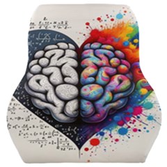 Brain Heart Math Car Seat Back Cushion  by Salmanaz77