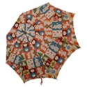 Cute Christmas Seamless Pattern Vector  - Hook Handle Umbrellas (Medium) View2