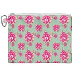 Retro 1880s Flowers Pattern 11 Canvas Cosmetic Bag (xxl) by violetheavensky