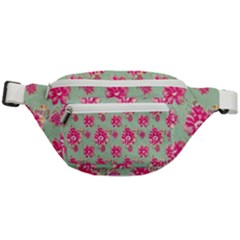 Retro 1880s Flowers Pattern 11 Fanny Pack by violetheavensky