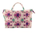 Retro 1880s Flowers Pattern 10 Carry-on Travel Shoulder Bag View1