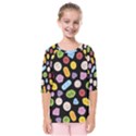 Ecstasy pills pattern Kids  Quarter Sleeve Raglan T-Shirt View1
