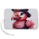 Kawaii Pink Parrot Pirate Pen Storage Case (S) View1