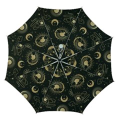Asian Seamless Pattern With Clouds Moon Sun Stars Vector Collection Oriental Chinese Japanese Korean Automatic Folding Umbrella With Case (medium) by Grandong