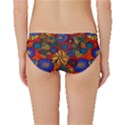 Mid Century Retro Floral 1970s 1960s Pattern 69 Classic Bikini Bottoms View2