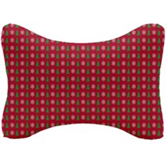 Snowflake Christmas Tree Pattern Seat Head Rest Cushion by Paksenen