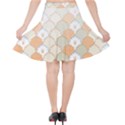 shells pattern Velvet High Waist Skirt View2